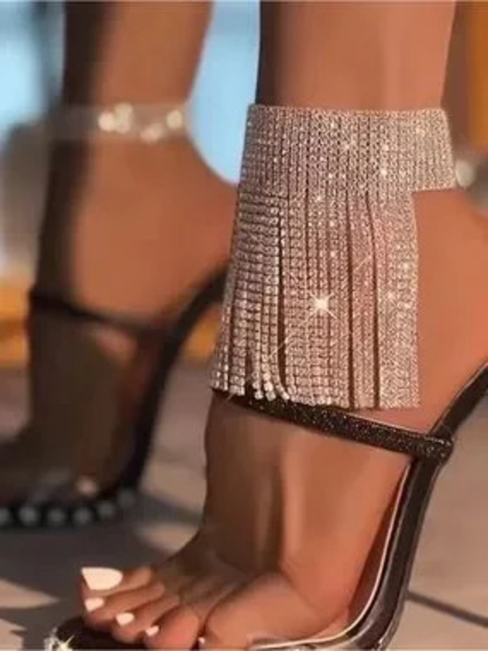 Rhinestone Rhinestones Anklet